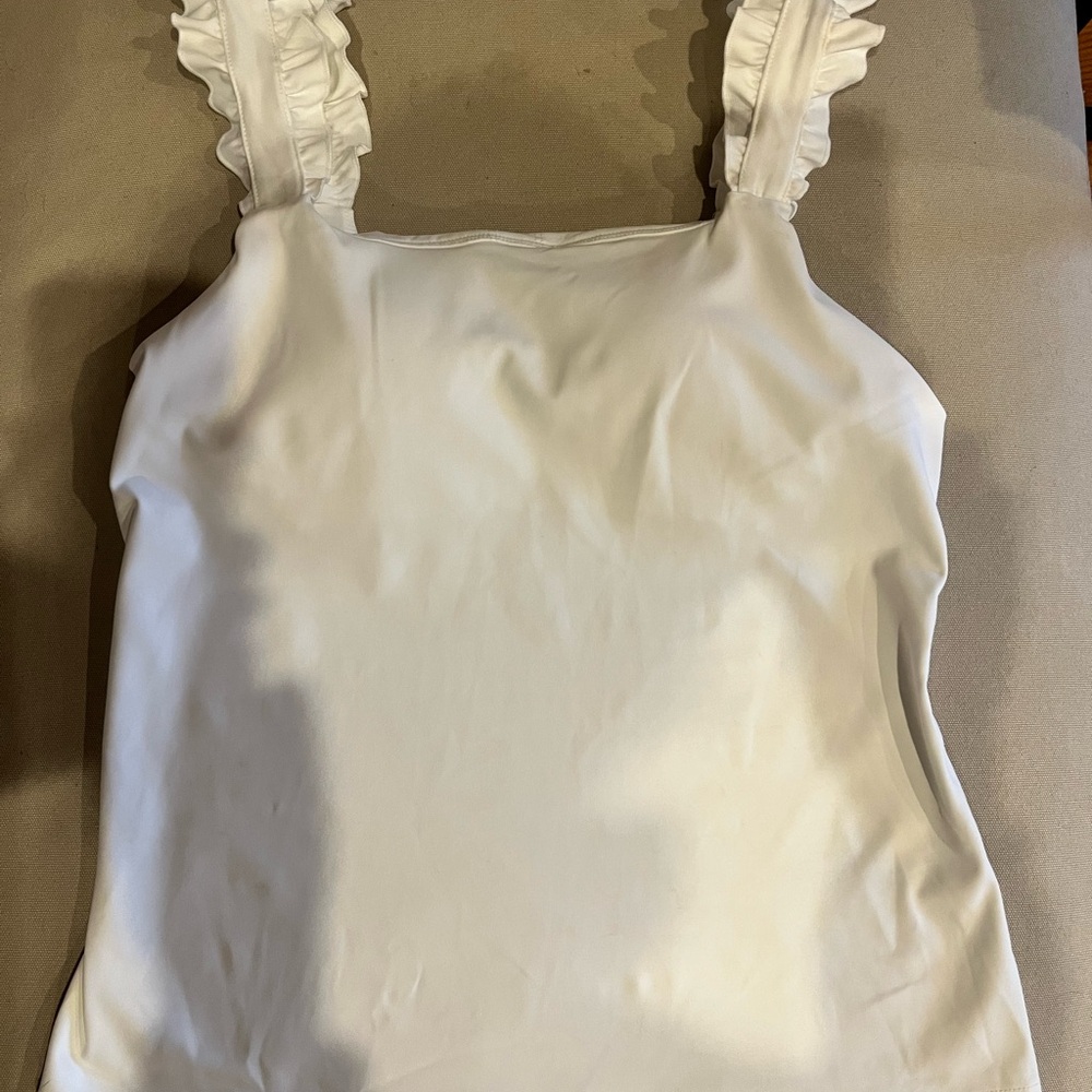 Southern Tide Staci Active Ruffle Tank - Picture 3 of 7